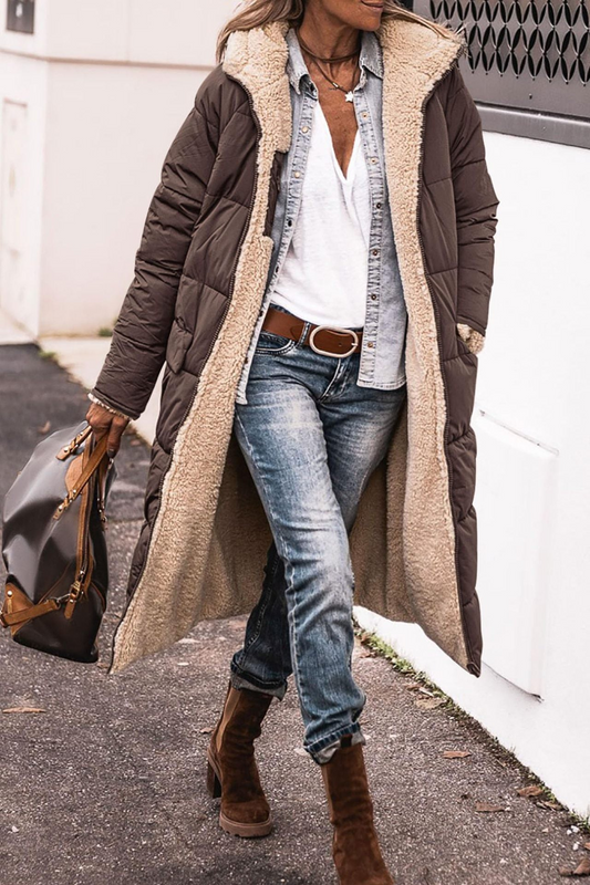 Lila | Chic Reversible Women's Coat