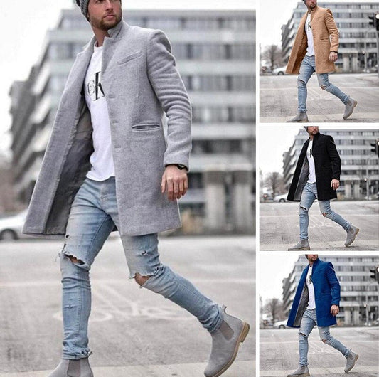 Patrick - Classic Long Wool Coat