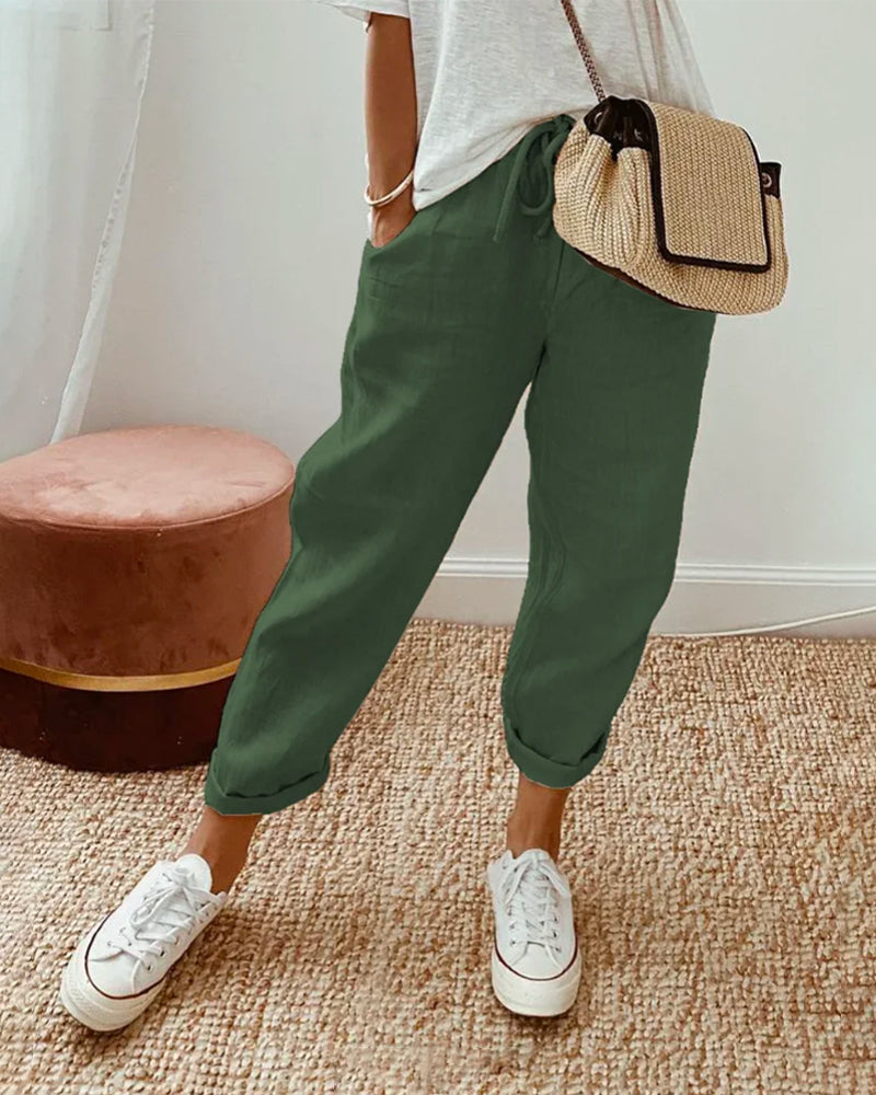 Betty | Elegant Cotton Pants