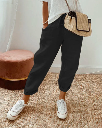 Betty | Elegant Cotton Pants