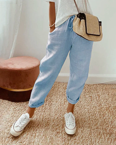 Betty | Elegant Cotton Pants