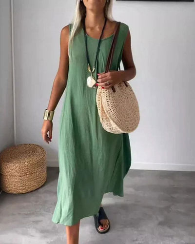 Blome | Sleeveless Boho Midi Dress