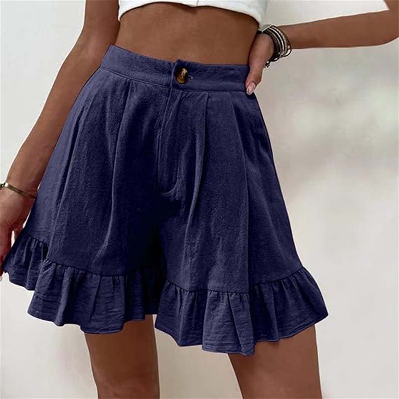 Brietta | High Waisted Ruffle Shorts