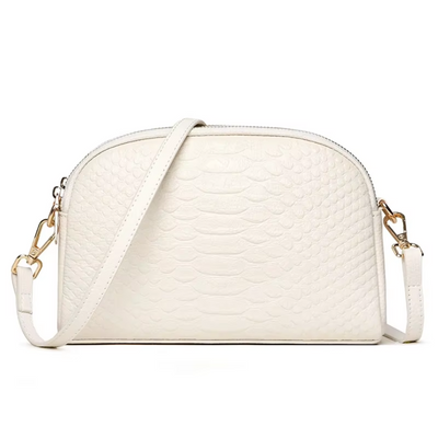 Cora | Chic Faux Leather Mini Crossbody Bag with Crocodile Texture