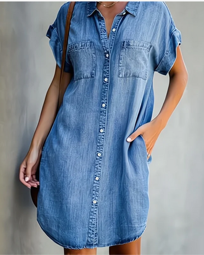 Elenore | Denim Dress
