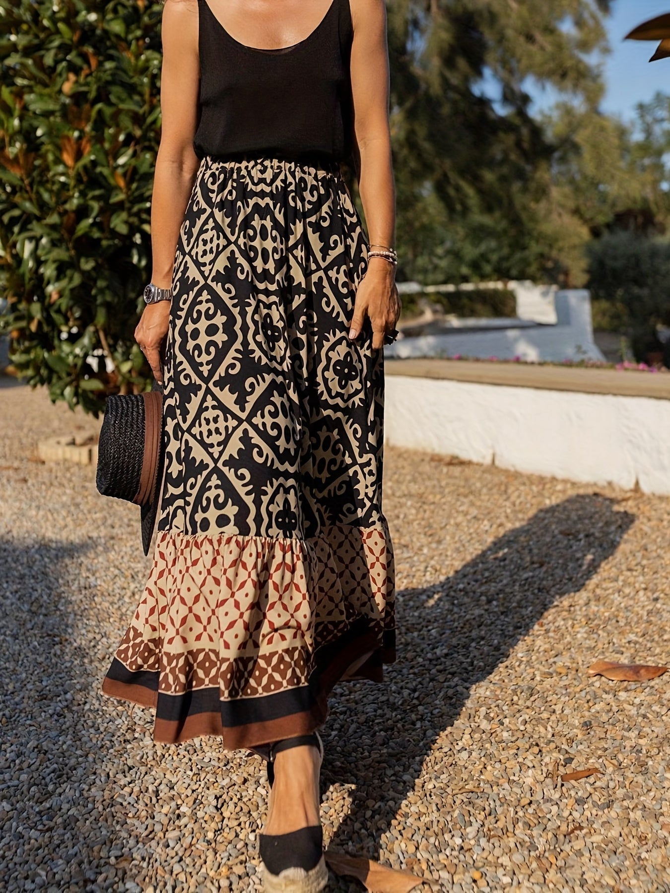Elixie | Loose Fit Summer Swing Skirt