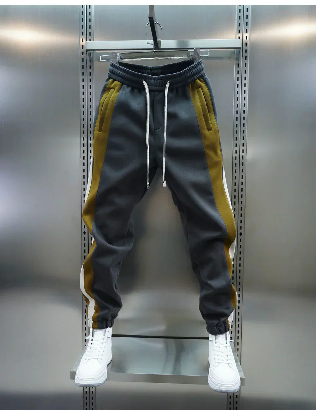 Grant | Fashion Trousers with Contrast Stripes