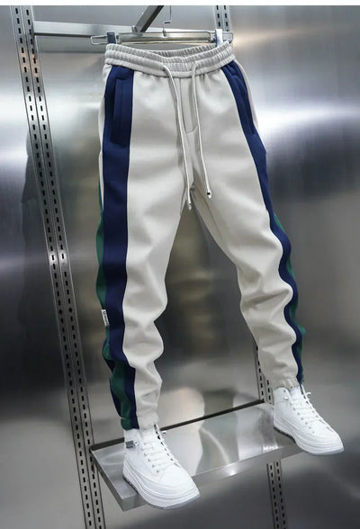 Grant | Fashion Trousers with Contrast Stripes