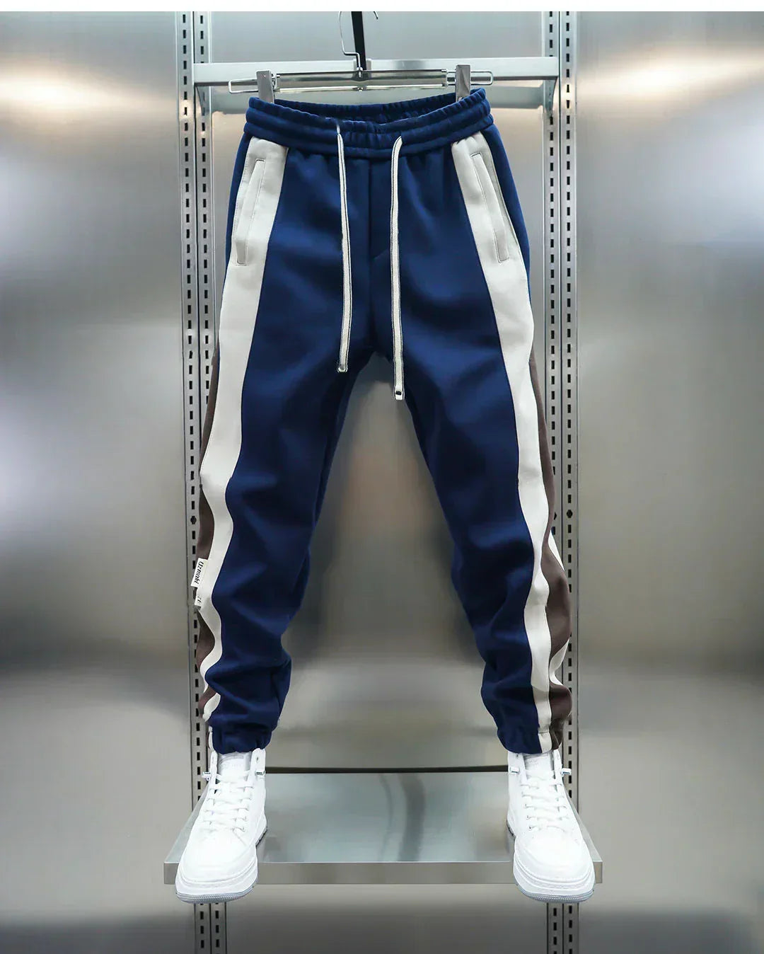 Grant | Fashion Trousers with Contrast Stripes
