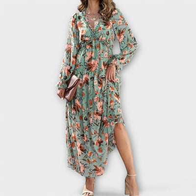 Juno | Elegant Floral Maxi Dress