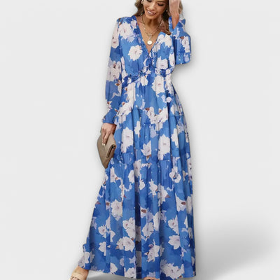 Juno | Elegant Floral Maxi Dress