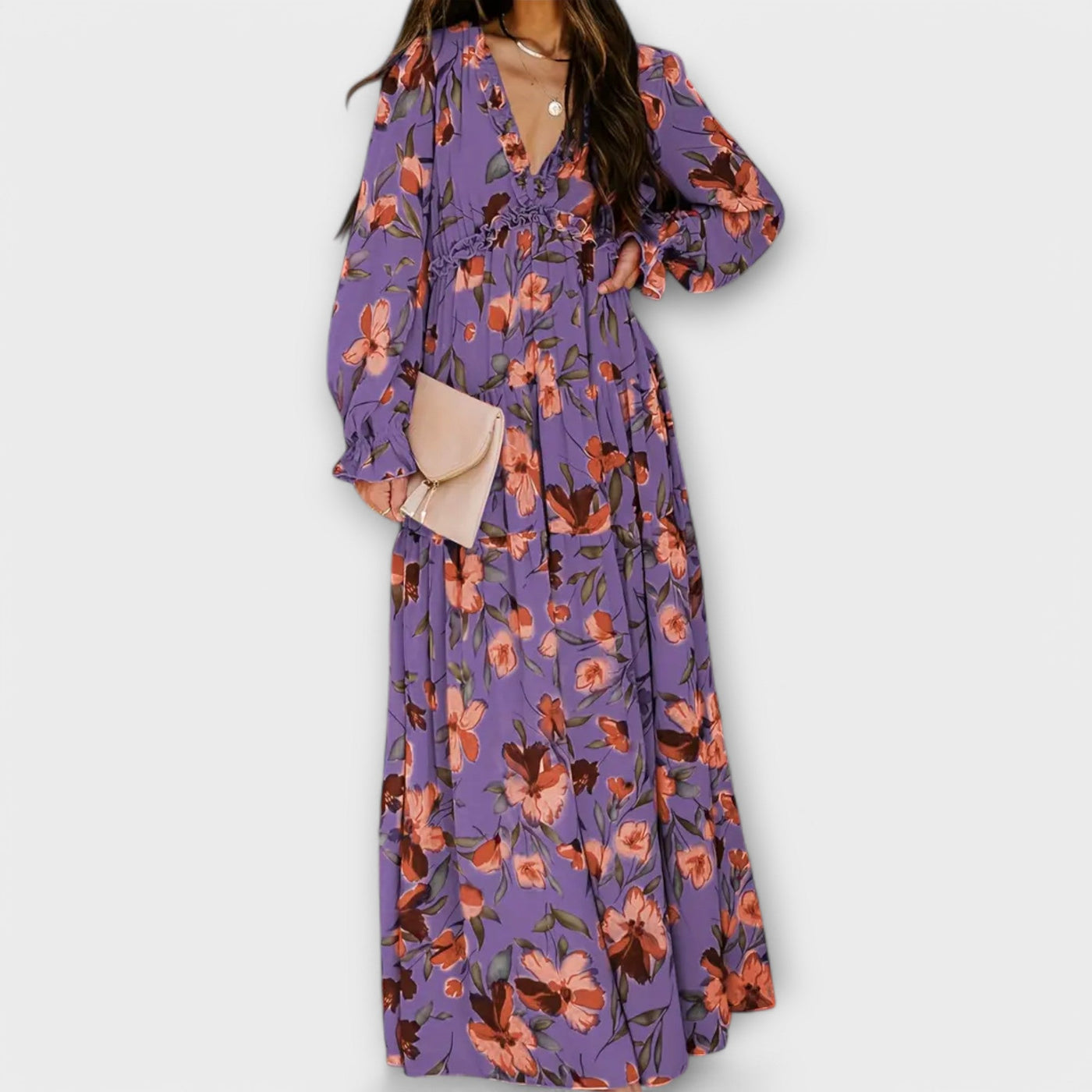 Juno | Elegant Floral Maxi Dress