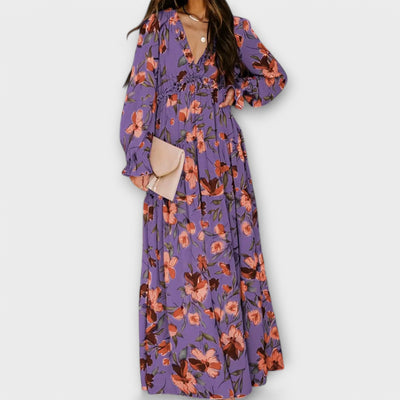 Juno | Elegant Floral Maxi Dress