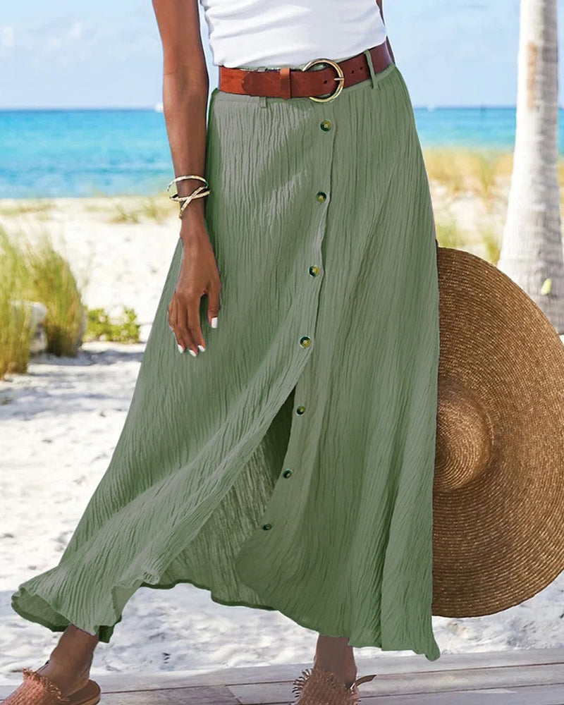 Jynessa | Casual Summer Midi Skirt for Women