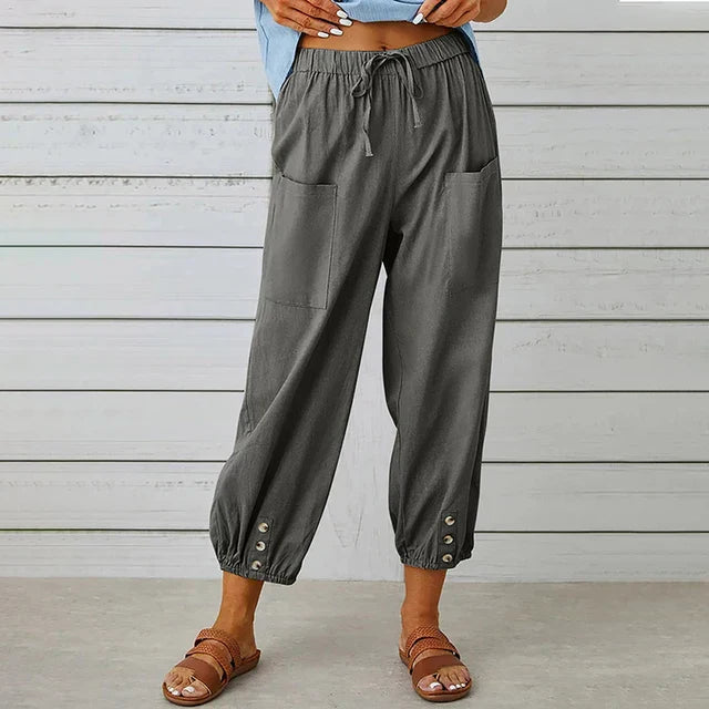 Luxen | Elastic Waist Casual Women's Pants