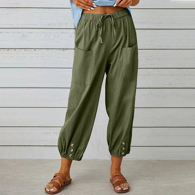 Luxen | Elastic Waist Casual Women's Pants