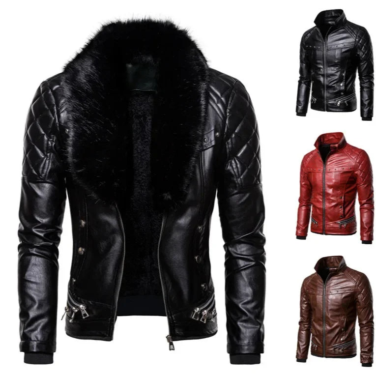 Marc | Punk Studded Jacket with Removable Tie