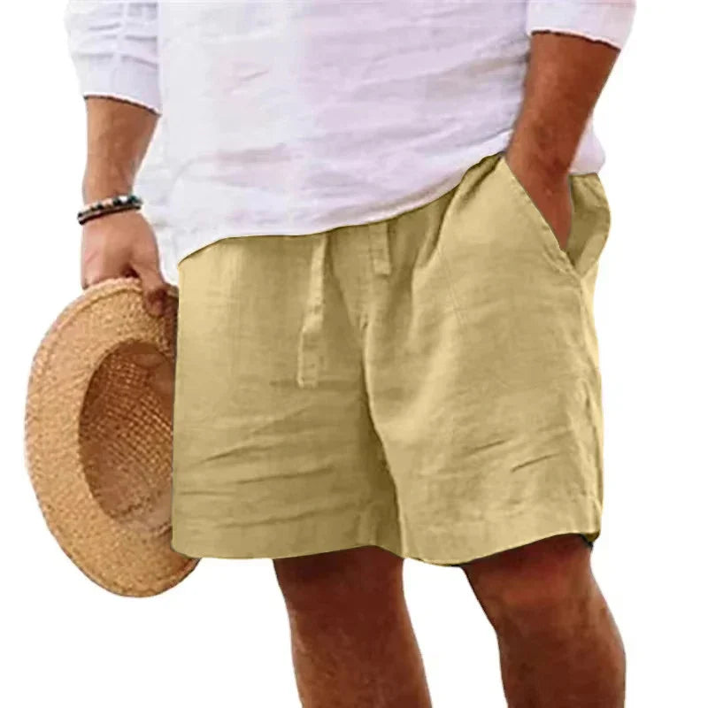 Miguel | Breezy Linen Swim Shorts