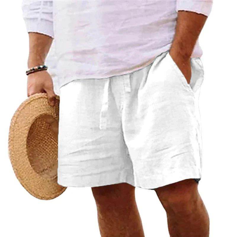 Miguel | Breezy Linen Swim Shorts