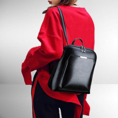 Naomi | Timeless Double-Zip Backpack with Elegant Simplicity