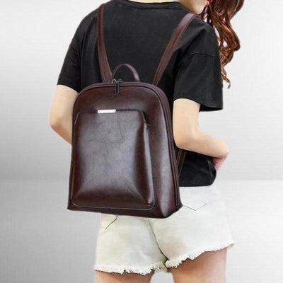 Naomi | Timeless Double-Zip Backpack with Elegant Simplicity
