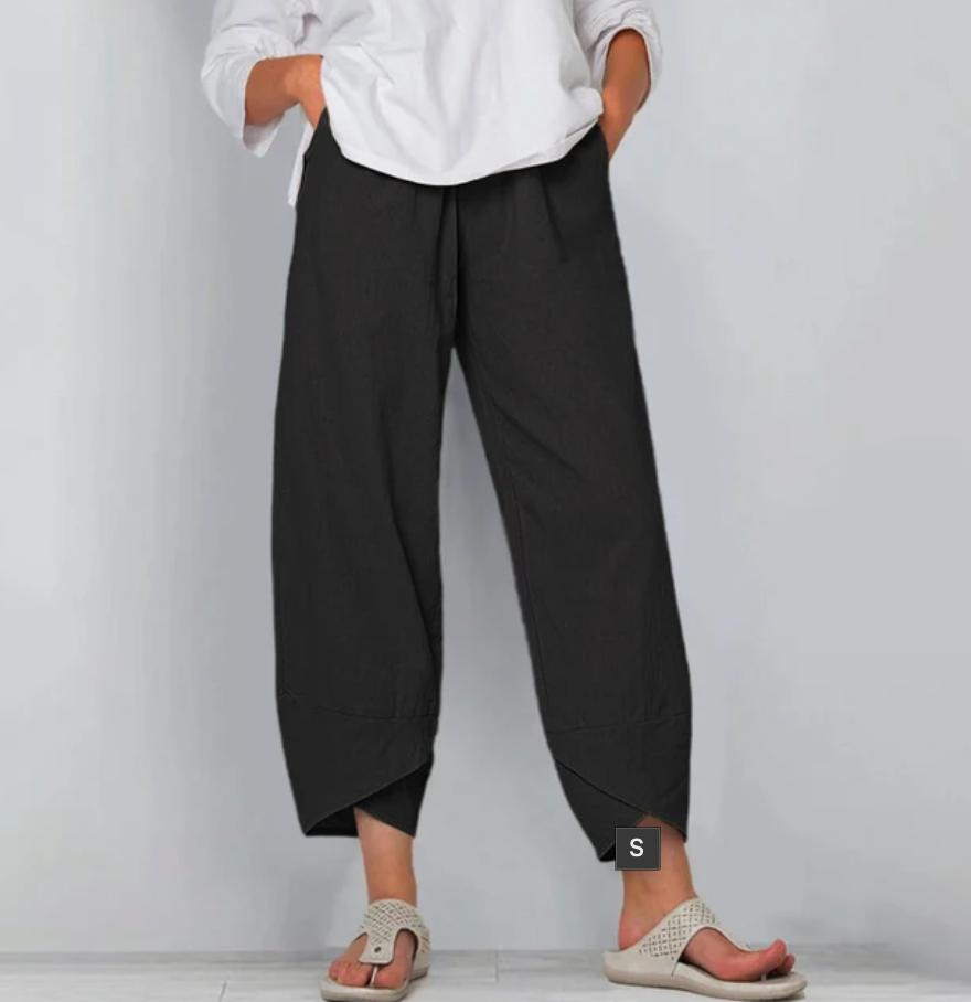 Novella | Simple Style Comfortable Loose Fit Trousers
