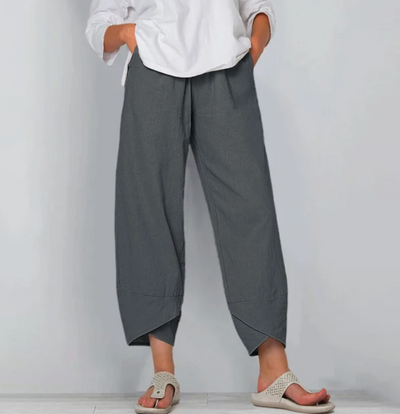 Novella | Simple Style Comfortable Loose Fit Trousers