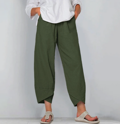 Novella | Simple Style Comfortable Loose Fit Trousers