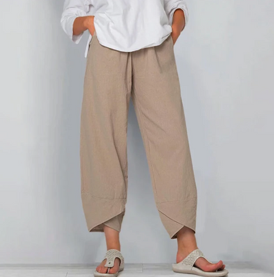 Novella | Simple Style Comfortable Loose Fit Trousers
