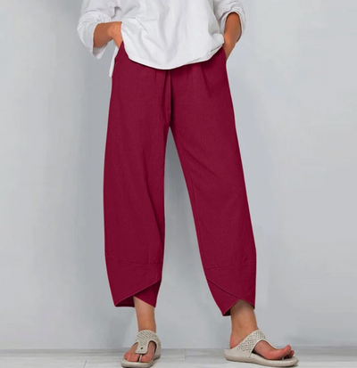 Novella | Simple Style Comfortable Loose Fit Trousers