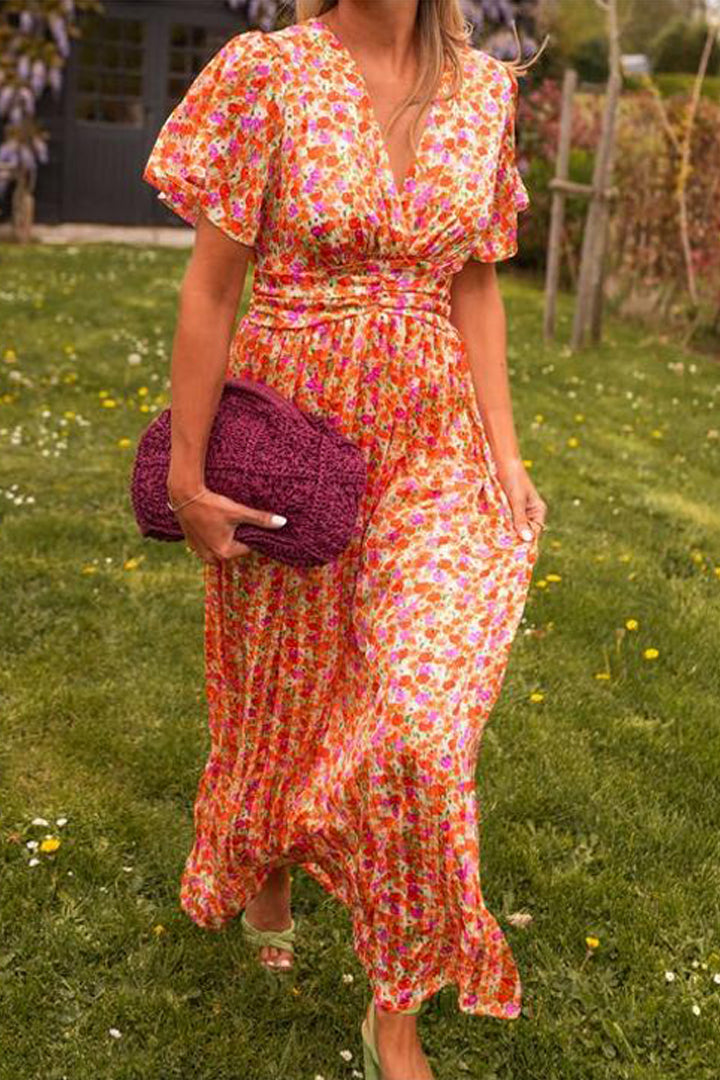 Pauline | Long Floral Dress
