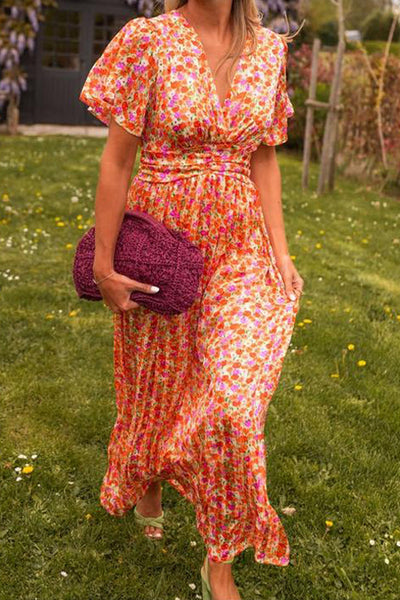 Pauline | Long Floral Dress