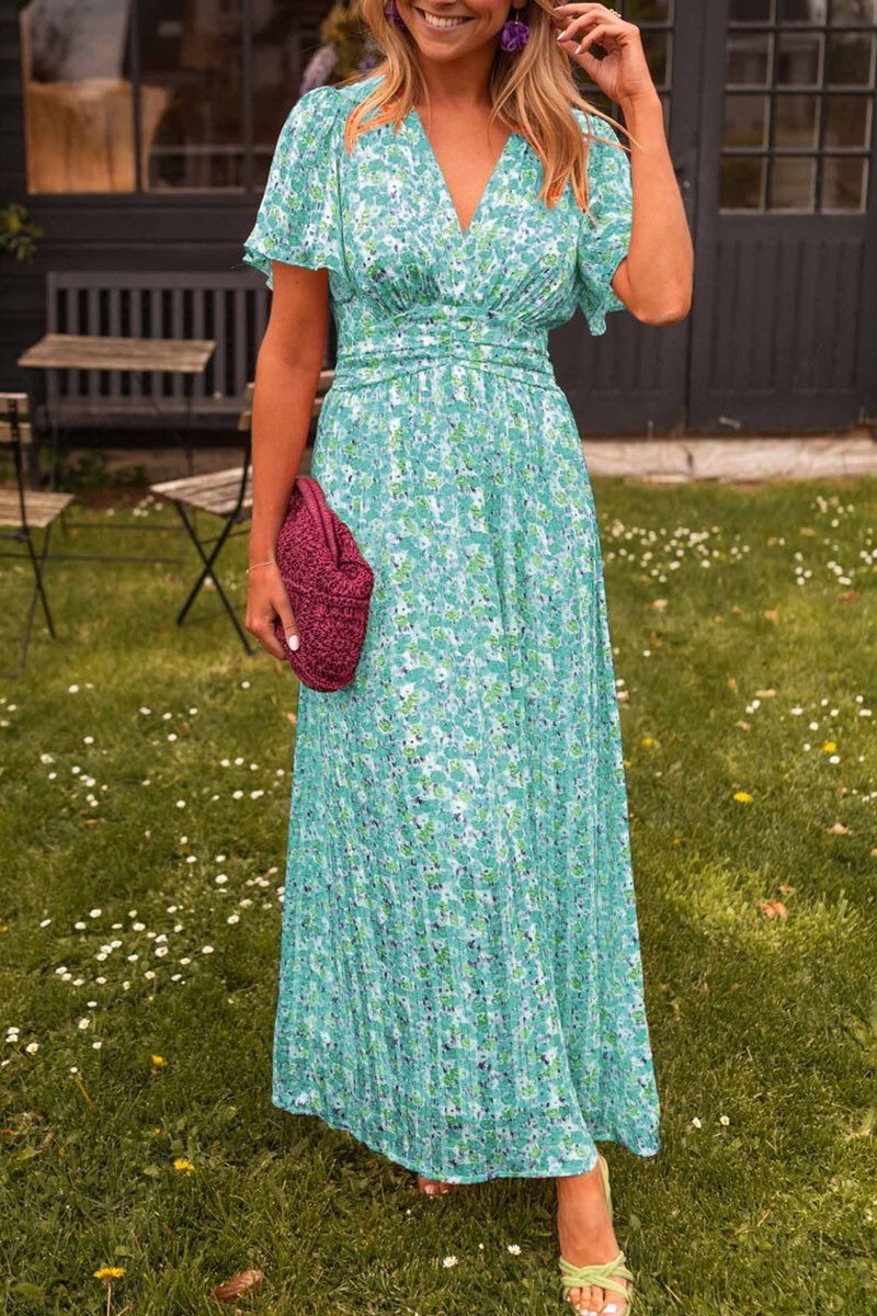 Pauline | Long Floral Dress
