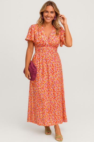 Pauline | Long Floral Dress
