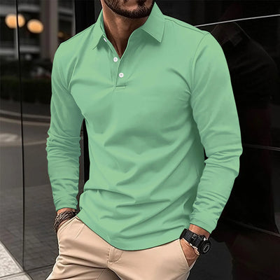Ralph - Casual Long Sleeve Polo Shirt