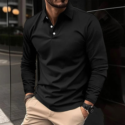 Ralph - Casual Long Sleeve Polo Shirt