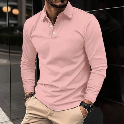 Ralph - Casual Long Sleeve Polo Shirt