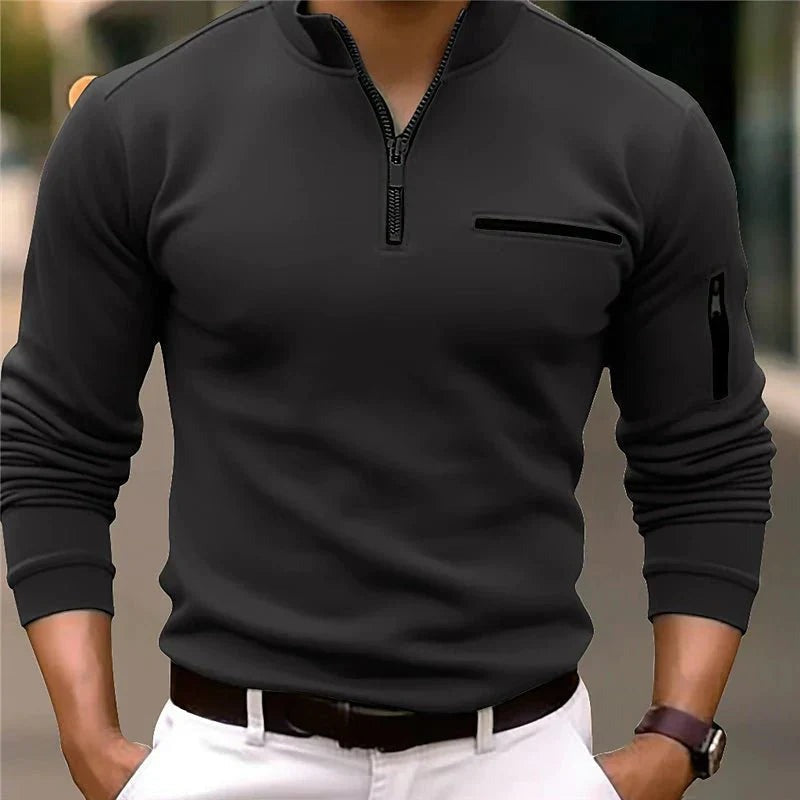 Robin – Long Sleeve Polo Shirt for Men