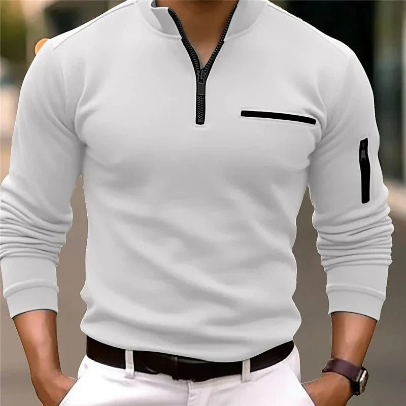 Robin – Long Sleeve Polo Shirt for Men