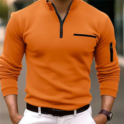 Robin – Long Sleeve Polo Shirt for Men