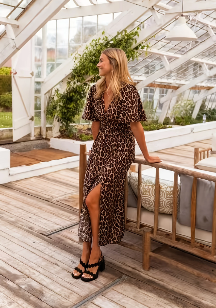 STELLA | THE LEOPARD MAXI DRESS