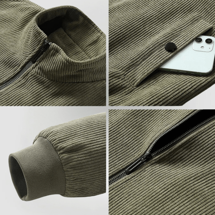 Udo – Cord Jacket with Fleece Lining for Men