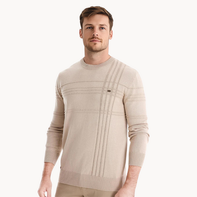 Van Tilburgh | Men's Sweater with Check Design