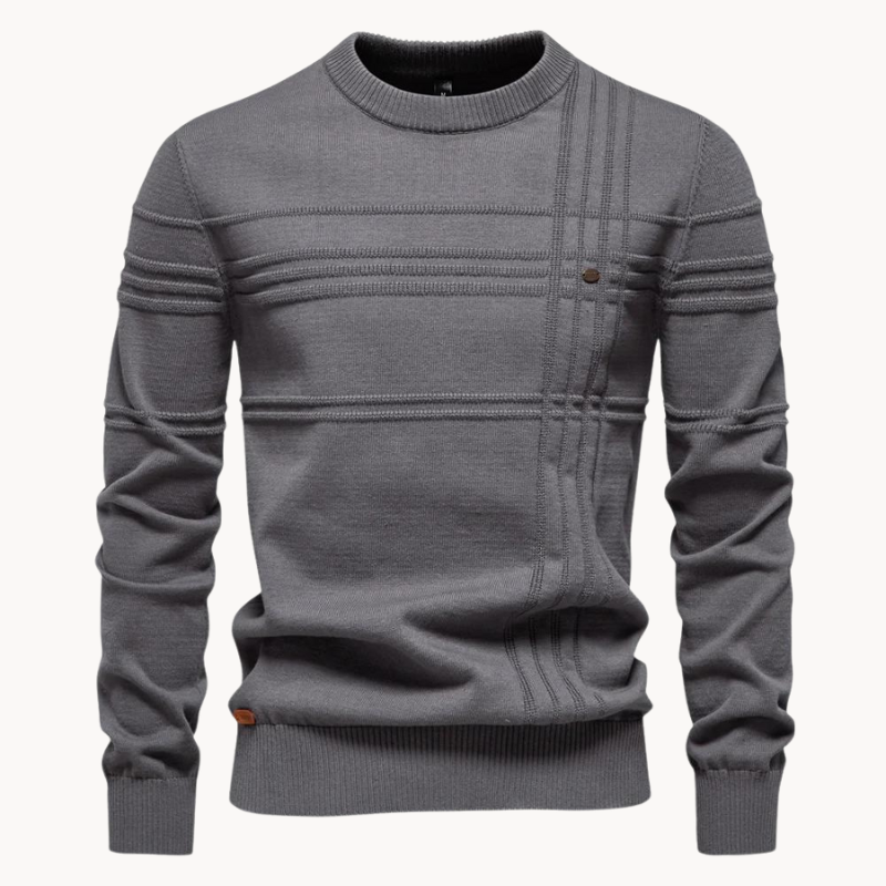 Van Tilburgh | Men's Sweater with Check Design