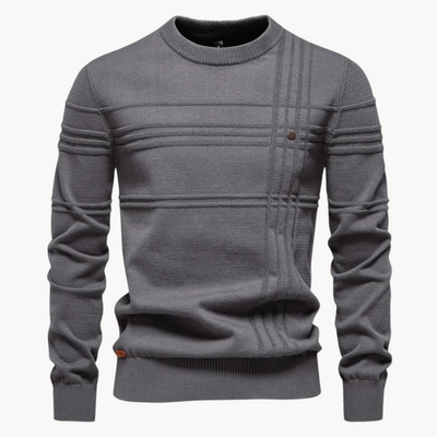 Van Tilburgh | Men's Sweater with Check Design