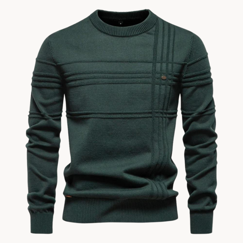 Van Tilburgh | Men's Sweater with Check Design
