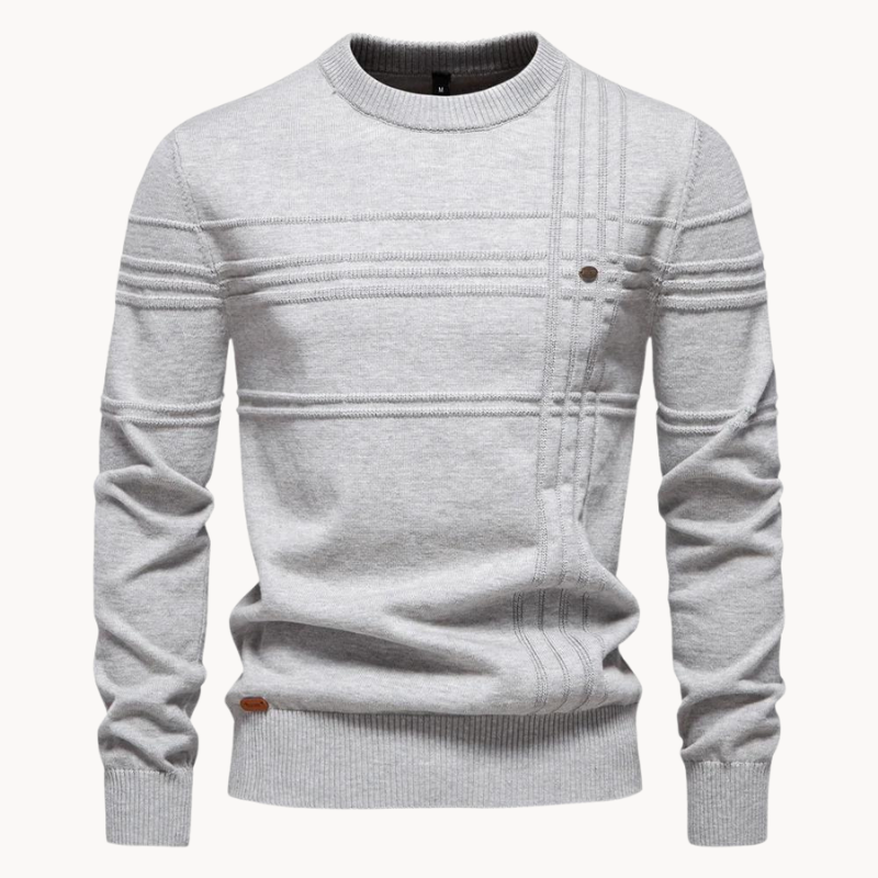Van Tilburgh | Men's Sweater with Check Design