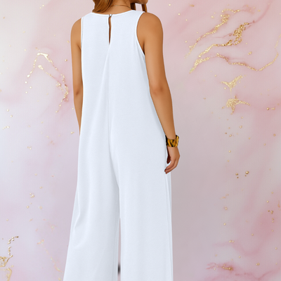 Wendy | Comfortable jumpsuit with V-neck and wide legs