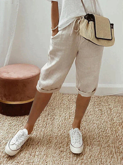 Windra | Casual Breathable Knee-Length Shorts