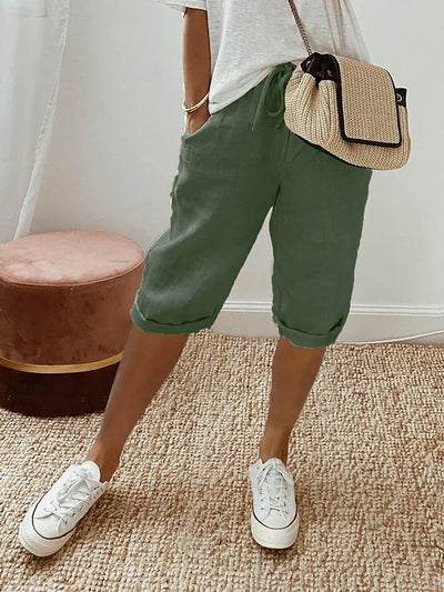 Windra | Casual Breathable Knee-Length Shorts